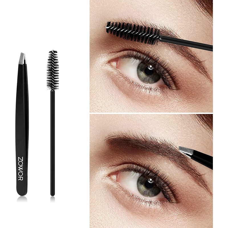 Zowor Eyelash Curler with Comb Fit All Eye Shape Curved