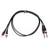 Pronomic J4RC-1.5 Audio Cable - 2x 6.3 mm Mono Jack