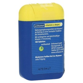 오쏘몰 비타민 C 정제 100정 Orsomol Vitamin C Tablet 100 Tablets