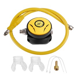 PRATYAHARA Diving Second Level Regulator Underwater Diving Octopus Regulator Mouthpiece Equipment Accessories Parts Yellow
