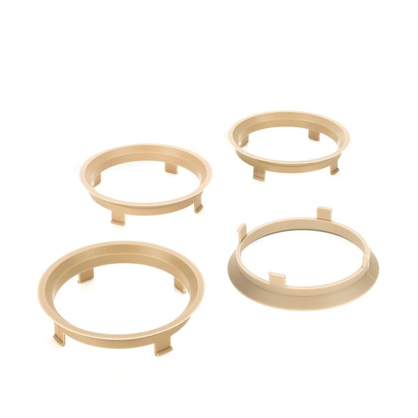 LST 4x Distanzringe Zentrierringe Beige für Alufelgen Ø 66,1 mm-