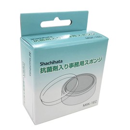 Shachihata MSK-1EC Office Sponge with Antibacterial Agent, Round (Lid)