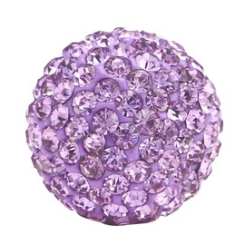 Morella® Ladies’ Angel’s Melody Ball - Cubic Zirconia - Ø 16 mm - Choice of Colours, Base Metal, lilac