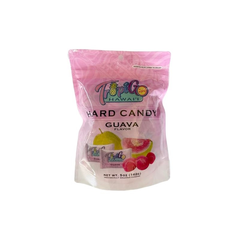 TropiGo Hawaii Tropical Hard Candy (Guava)