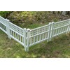 Gardenised QI003741.WL Garden Gate Patio Picket Fence Flower Bed Border