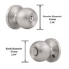 Gobrico Ball Keyed Alike Entry Entrane Knobs with Same Key