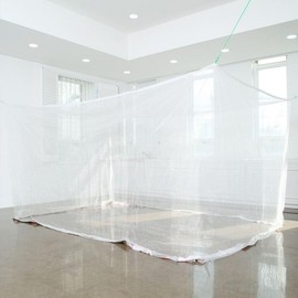 Domestic square mosquito net large living room bed mosquito net Serves 6-7 people