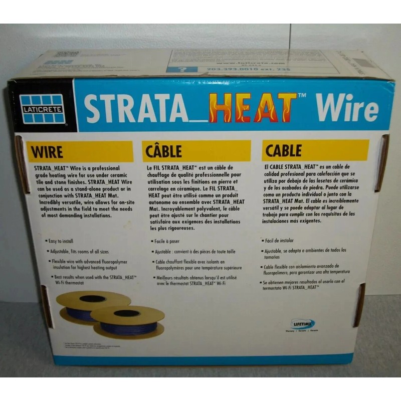 Laticrete Strata Heat Wire ~ 5 sq. ft. ~ 120V