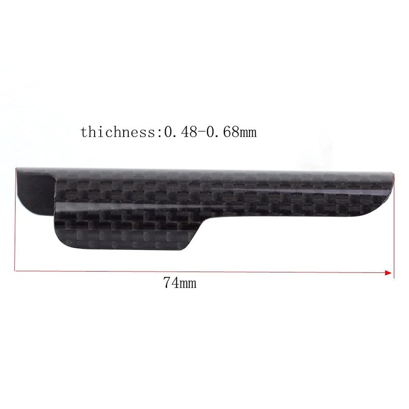Aceoffix Carbon Fiber Chain Stay Guard Rear Frame Protector Sticker