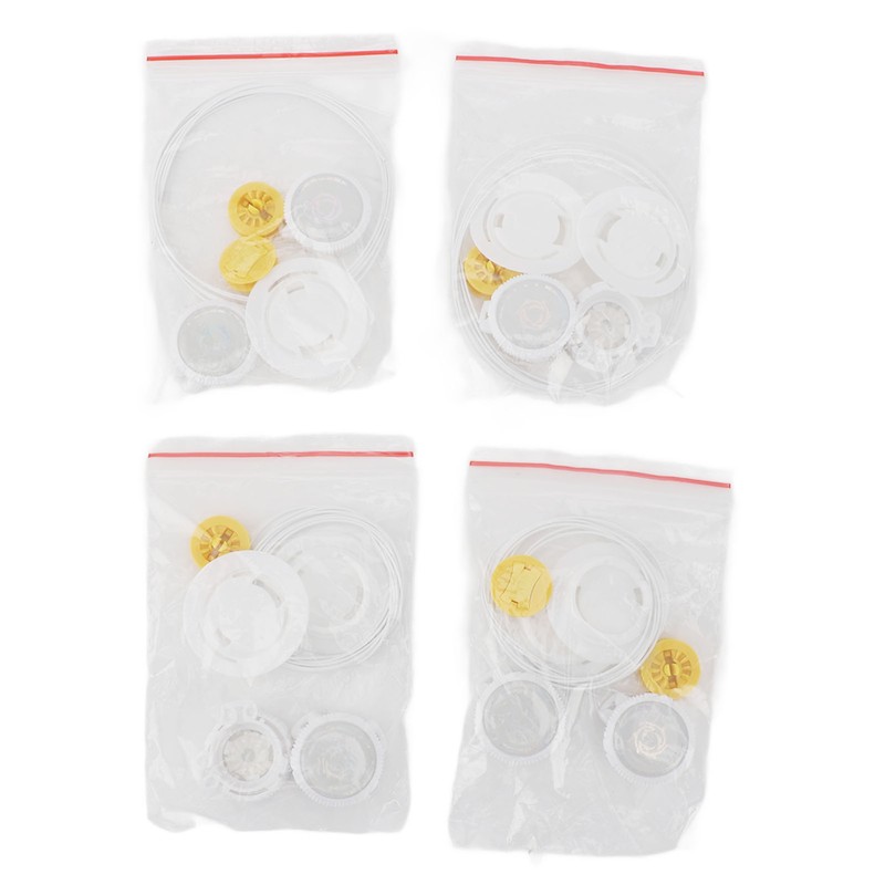 4 Sets Laces Quick Lock No Tie Fixation Automatic Rope