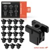 A-Premium 20PCS Nylon Screw Grommet Retainer Clips Compatible with Toyota