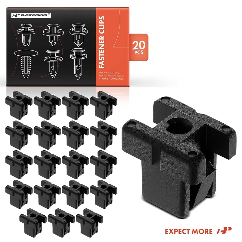 A-Premium 20PCS Nylon Screw Grommet Retainer Clips Compatible with Toyota