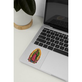 Holy Mary Stickers, Our Lady of Guadalupe Decal for Laptops, Cars, and Gifts, Virgin Mary Sticker – Jesus Catholic Religious Vinyl Sticker, Christian Mother Mary Icon (3 inch)