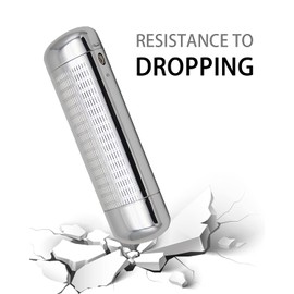 Philley Aluminum Metal Pocket Ultra-Light Silver Eyeglasses Glasses Case(Striped)