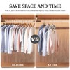 Pack of 50 Clothes Hangers, Space-saving, Clothes Hangers, Connecting Hooks,
