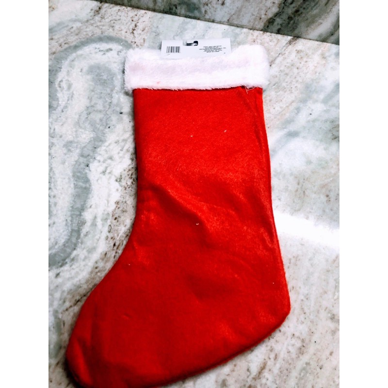 Monogram Christmas Red Velvet Monogram Hanging Stocking“Lette
