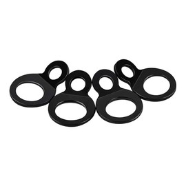 4pcs Dirt Bike Tie Down Strap Rings for Motorcycle Dirtbike ATV Trailer Truck – Strap Your Bike securely Without Scratching Handlebars – Fits Coated Tie Down Hooks
