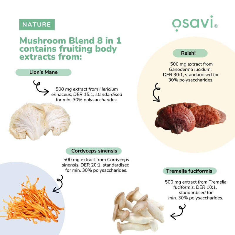Osavi Mushroom Blend 8 in 1-200g