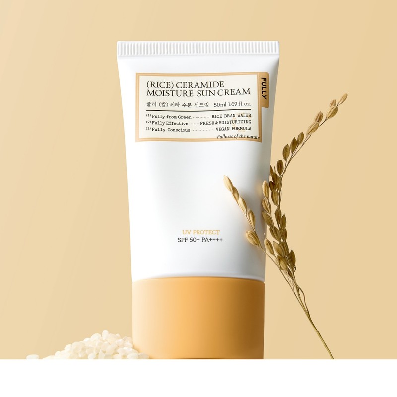 pulley [Set of 2] Fully Rice Cera Moisture Sun Cream