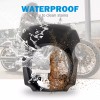 HDBUBALUS Front Headlight Gloss Black Fairing Cowl Cover For Harley