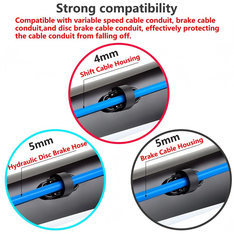 Qrity Pack of 40 Plastic C-Clip, Bicycle Clip, Bicycle Pull