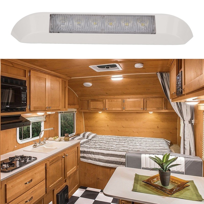 12V 1.6W LED RV Interior Strip Lights 6000K White IP67