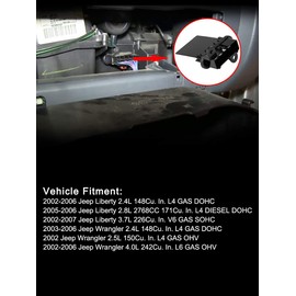 5139719AA HVAC Heater Blower Motor Resistor Module Fits for Jeep Liberty 2002-2007 Wrangler 2002 2003 2004 2005 2006 2.4L 2.5L 2.8L 3.7L 4.0L Replacement# 973-025 RU-352 5066552AA