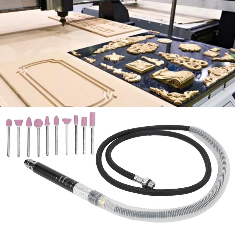 Air Powered Micro Die Grinder Set, Pneumatic Pencil Die Grinder