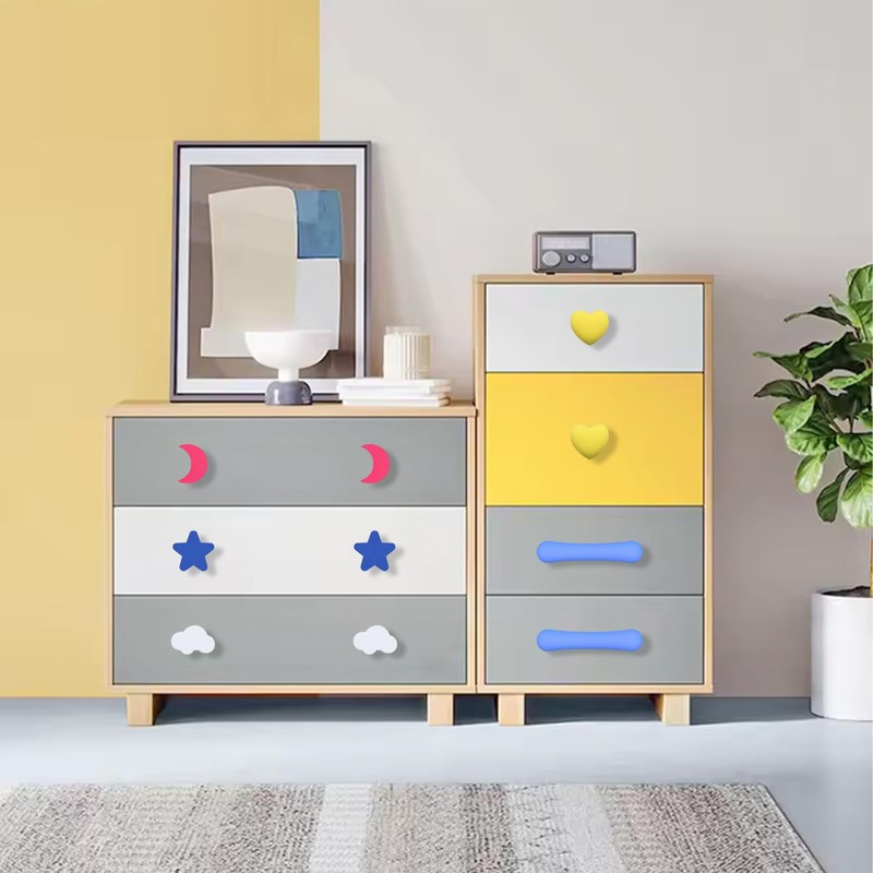 Zliger Drawer Knobs, Furniture Knobs, Pack of 10 Cartoon Star