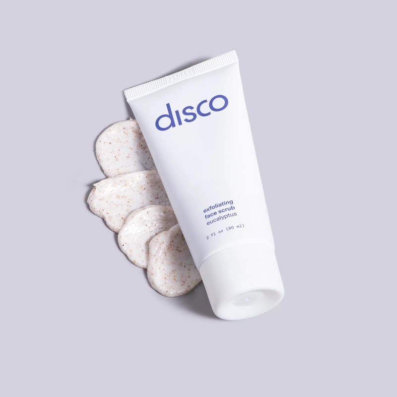 Disco Men’s Renewing Face Scrub – Natural & Organic Deep