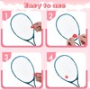 10PCS Tennis Racket Dampener Cute Heart Flower Pattern Designs Tennis
