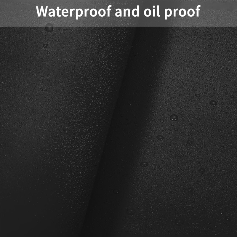 Zinkooat Round Table Pad,1.8mm Thick,Dia.43 Inch,Round Leather Table Cover,Round Table