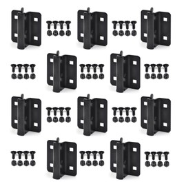 (10 Pack) E-Track Connector, Bolt-on Steel Trailer E Track Accessory Connector, Cargo Securement for Trucks, Vans, Garage