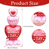 HAIMITI Valentines Day Balloons, Large Pink Red Hearts Love Standing