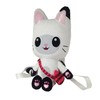 CYPBRANDS Plush Toy White Panda 38cm Plush Backpack with Zipper