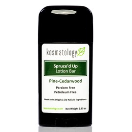 kosmatology Spruce’d Up (Pine-Cedarwood-Cinnamon) Organic Lotion Bar, 2.65 oz