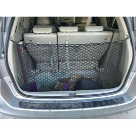 EACCESSORIES EA Rear Trunk Organizer Cargo Net for Honda Odyssey 1995-2017 – Envelope Style Cargo Net for Van - Premium Mesh Car Trunk Organizer Vehicle Carrier Storage - Compatible with Odyssey