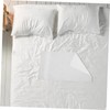 Levemolo 20pcs Non Woven Pillow Cases Disposable Breathable Covers for