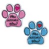 Who Rescued Who? Magnet Combo Pack (1 Pink and 1