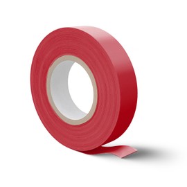 Tangting phoenix Flame Retardant Red Electrical Tape; 3/4 Inch * 66 Feet; PVC Electric Tape for Under 600V Electric, Repair, Home Outdoor Indoor Wire Insulation, 5℉ to 221℉ (1, Red)