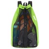 WANDF Swim Bag Mesh Drawstring Backpack Beach Backpack for Swimming,