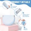 Silicone Retainer Denture Storage Case Holder, Portable Slim Dental Container