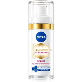 NIVEA LUMINOUS630 Anti-manchas Serum Facial tratamiento avanzado (30 ml) - Con Ácido Hialurónico, para una Piel Luminosa sin Manchas por Edad, Solares ni Hormonales