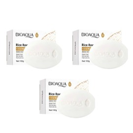 3 Pack Jabón de Arroz, Jabón Blanqueador Hidratante. Blanquea, aclara e hidrata la piel. Elimina manchas 3 Unidades de 100g