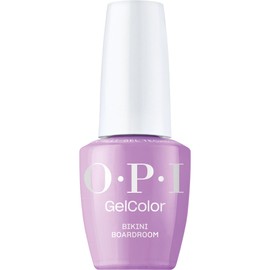 OPI GelColor Bikini Boardroom | Opaque Soft Purple Pearl UV Cure Gel Nail Polish | Vegan & HEMA Free, Long Lasting, High Shine