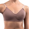 Silky Dance Seamless Clear Back Dance Bra with Removable Padding