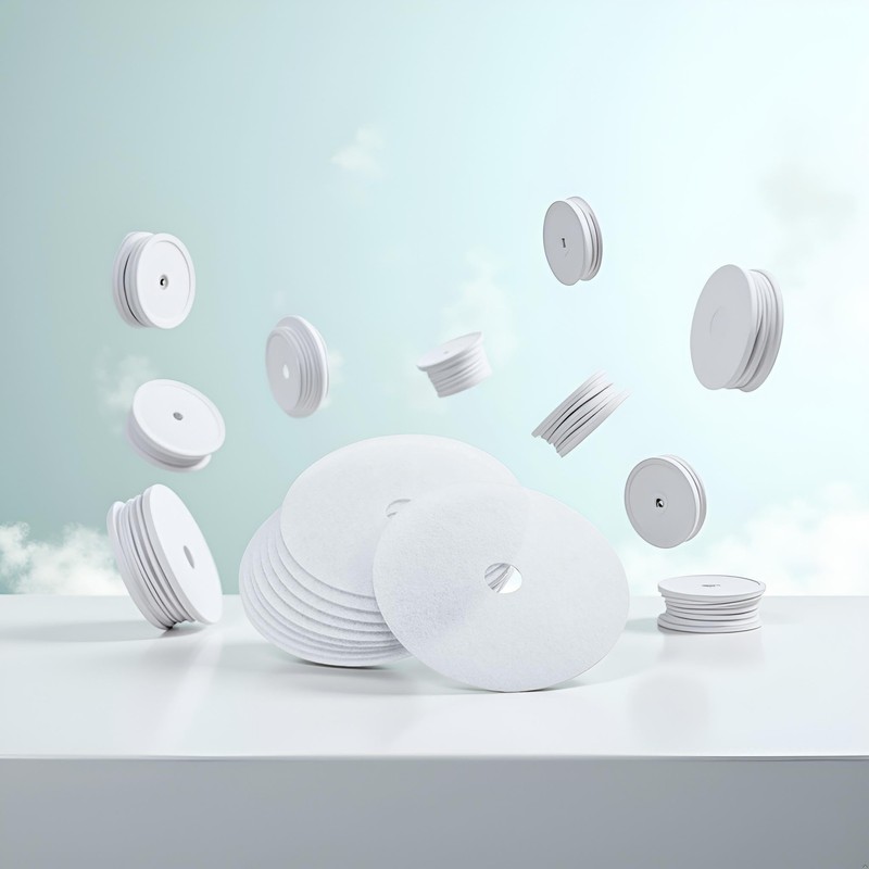 10 Pcs Universal Dryer Exhaust Filter Replacement Kit - White