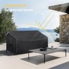 COSFLY Patio Furniture Covers Waterproof, Outdoor Sofa Covers for 3