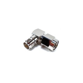 GIZWIZ RF Coax Adapter SMA Male Plug to SMA Female Jack Right Angle 2pcs