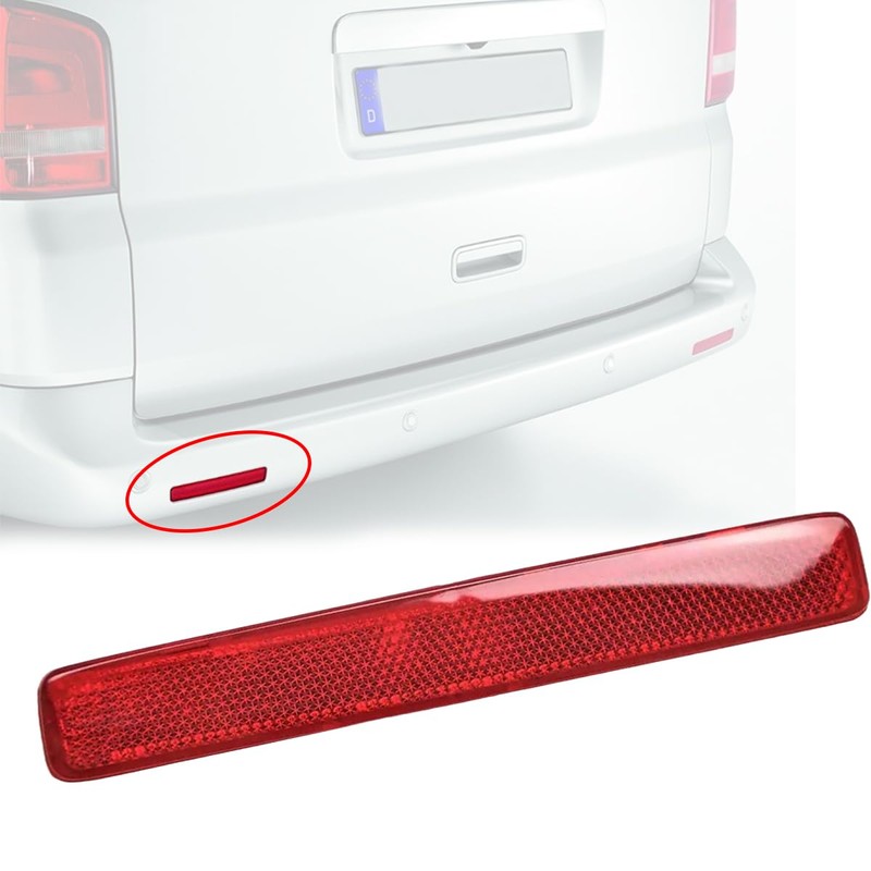 Easy Link Reflector Rear Reflector Bumper Left Compatible with VW